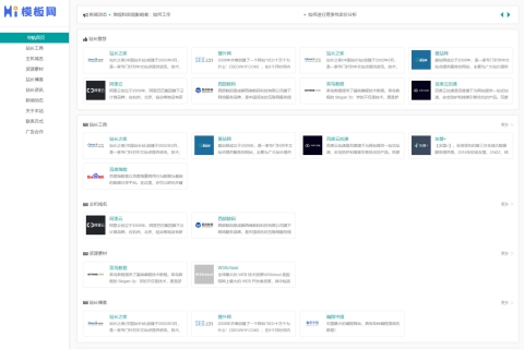 响应式站长网址导航网站目录类pbootcms源码下载
