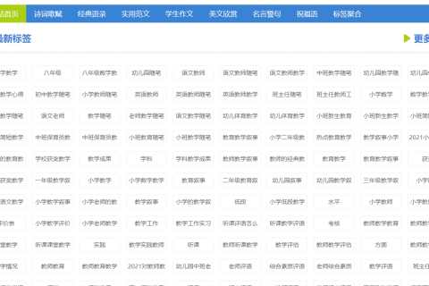 帝国cms自定义列表做标签聚合